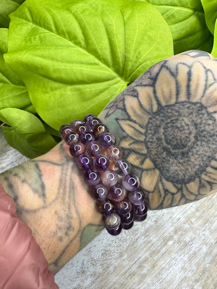 Super Seven Bracelet - Spiritual connection, ancient knowledge, past lives, clears the mind