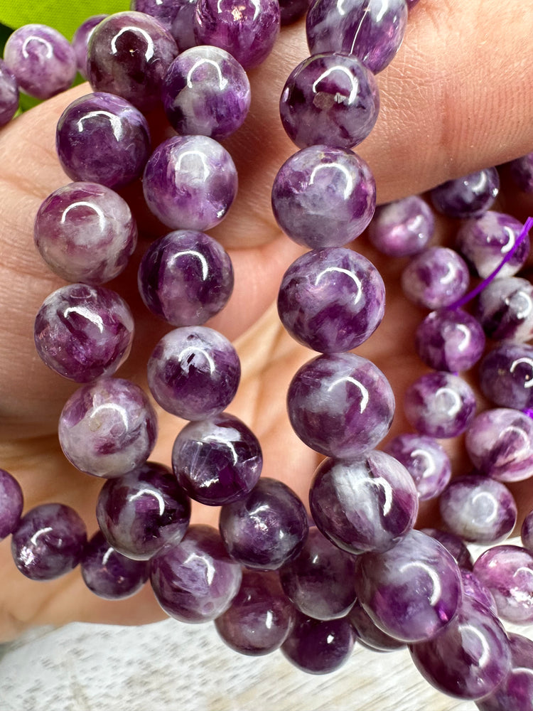 Gem Lepidolite Bracelet - Calmness, anxiety reducer, dreams