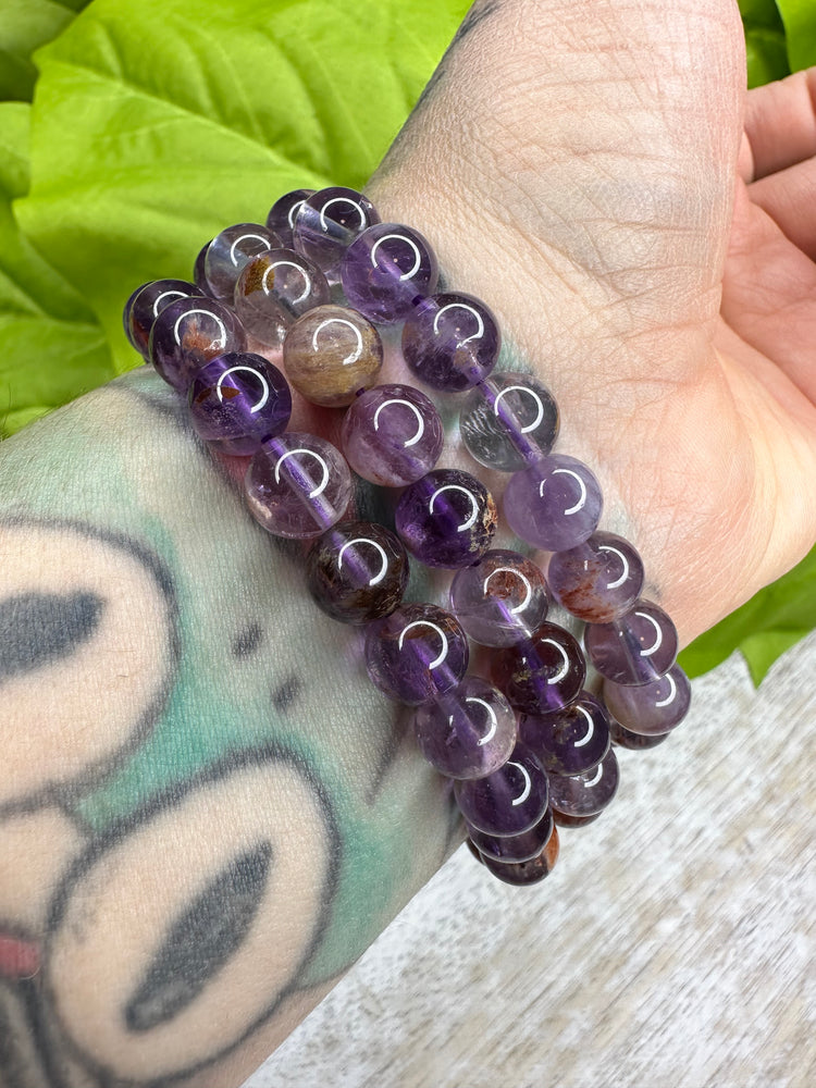 Super Seven Bracelet - Spiritual connection, ancient knowledge, past lives, clears the mind