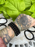 Black Tourmaline Bracelet - Filters negativity, empath protection, protection