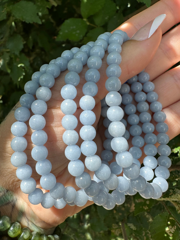 Angelite bracelet - 2 different sizes