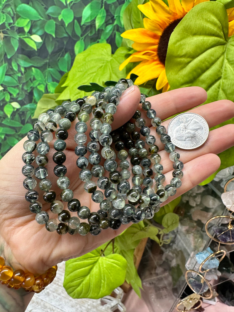 Prehnite/Epidote Bracelet