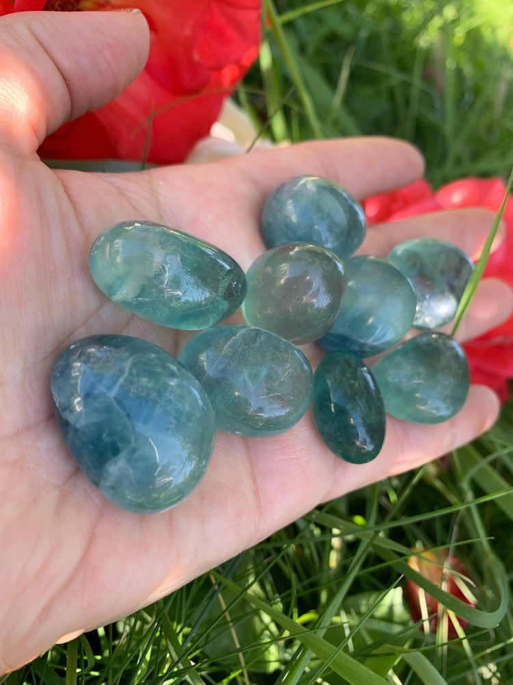 Fluorite tumble