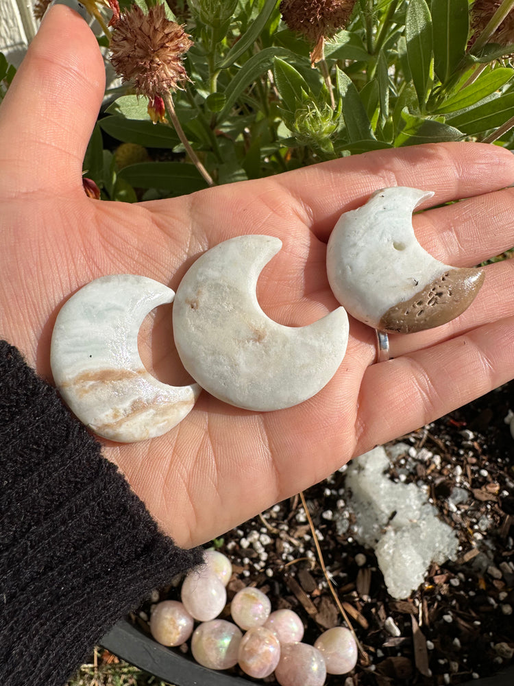 Calcite Moons- Choose your mineral