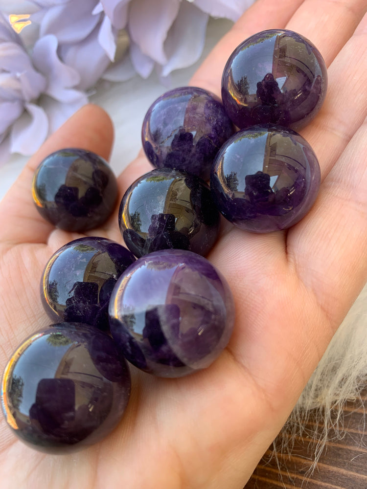 Mini Amethyst sphere