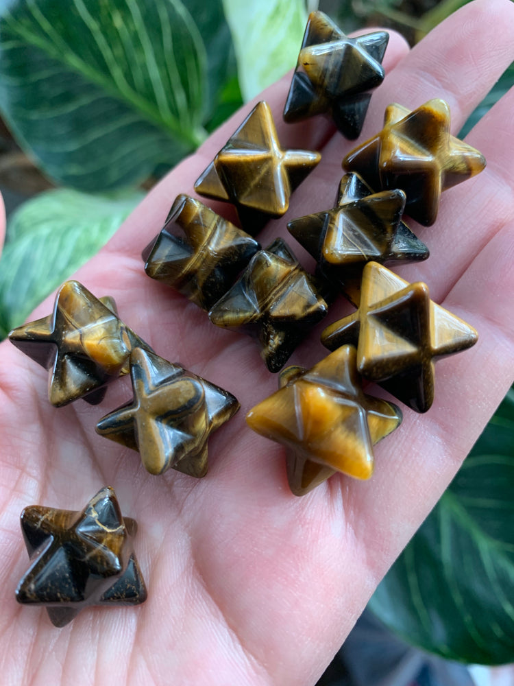 Tigers Eye Merkaba