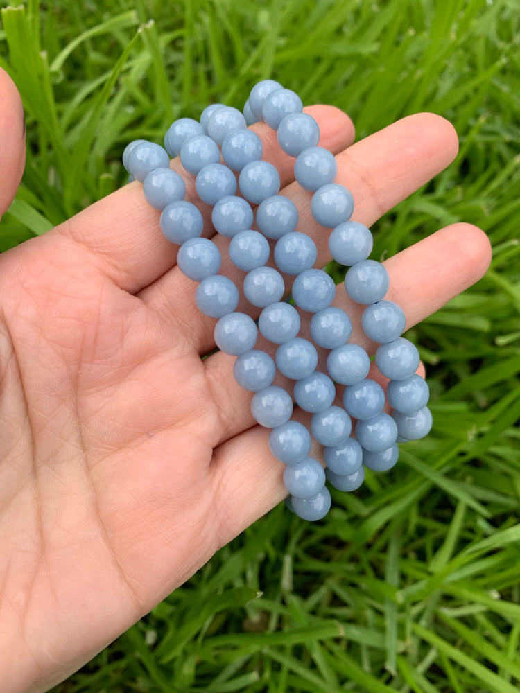 Angelite bracelet - 2 different sizes