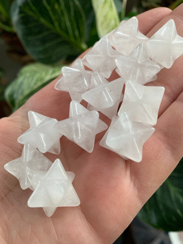 Clear quartz Merkaba