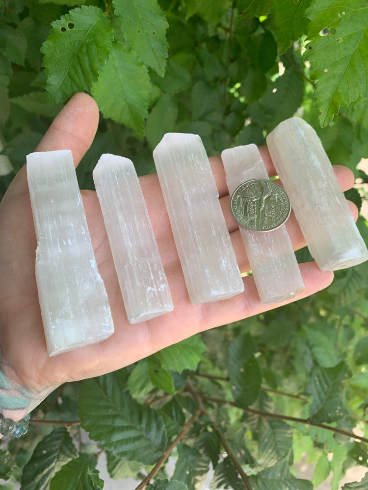 Selenite Raw Stick