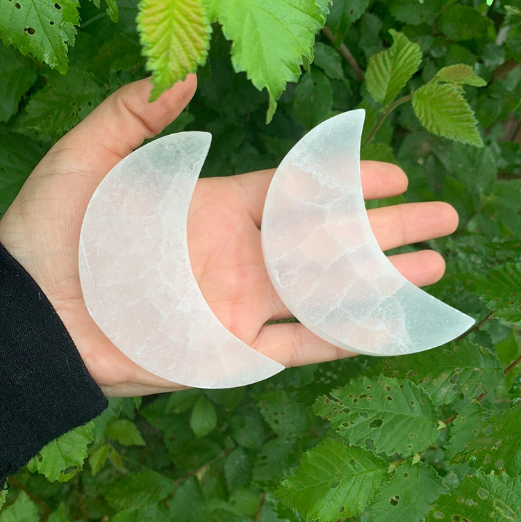 Selenite moon