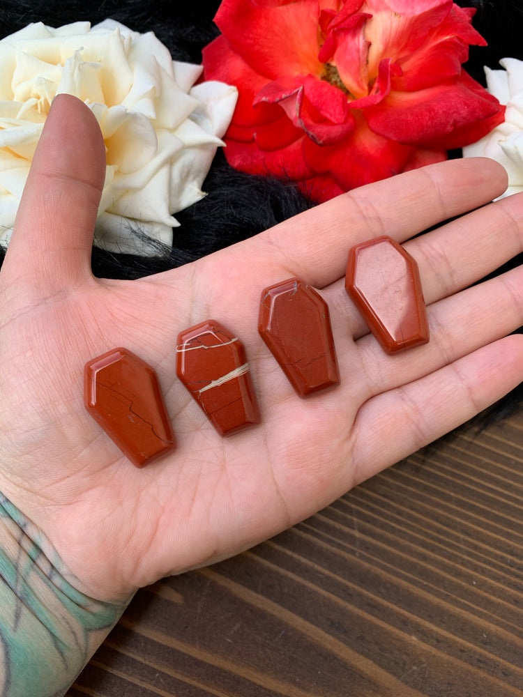 Red Jasper Coffin