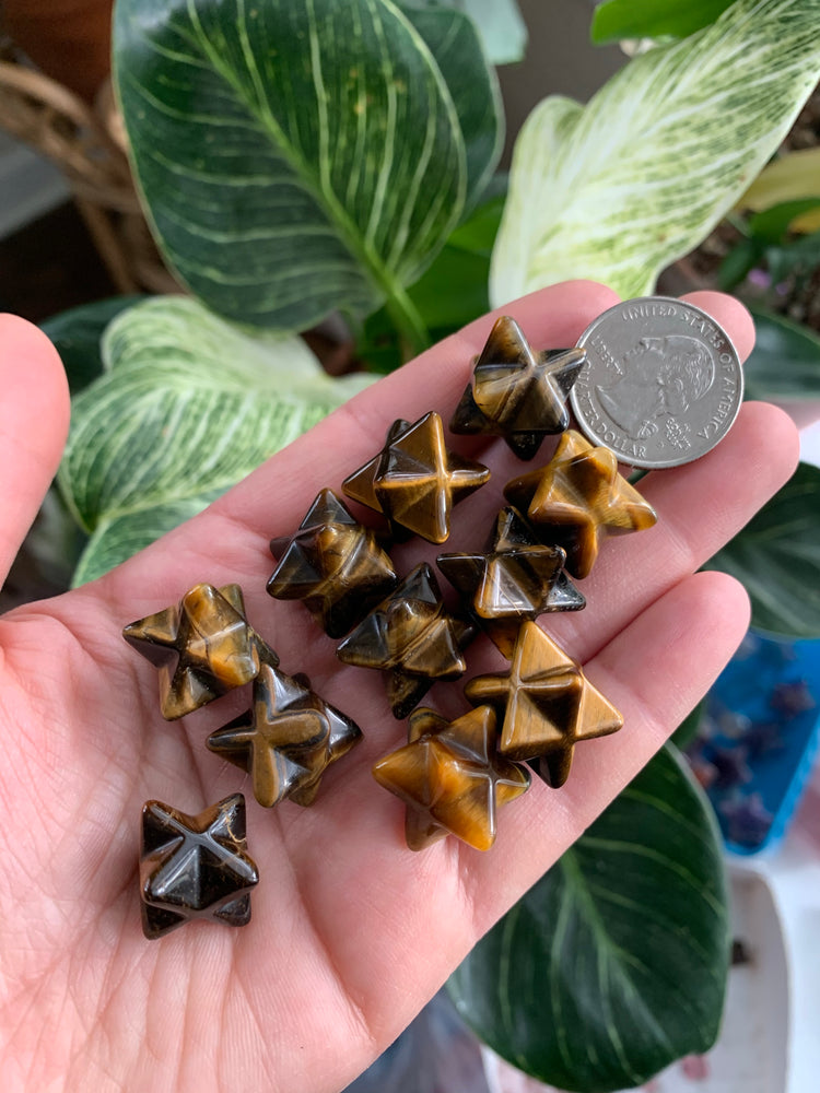 Tigers Eye Merkaba