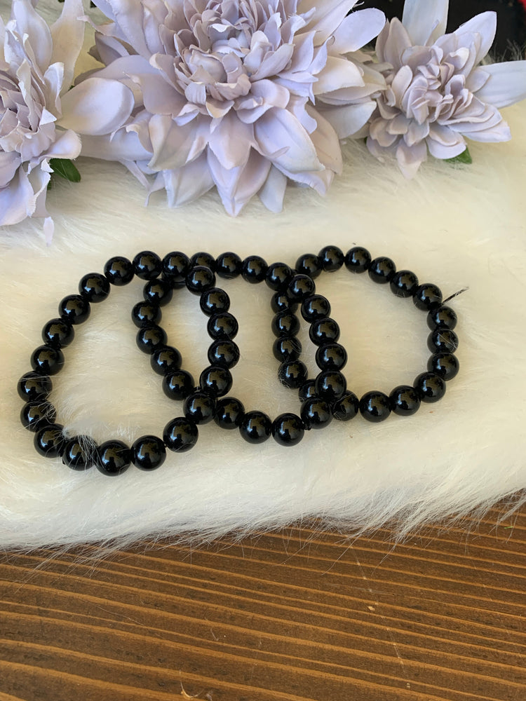 Obsidian bracelet