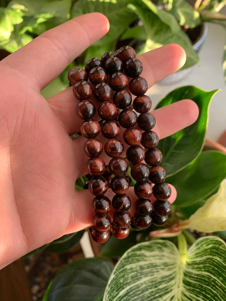 Red tigers eye bracelet