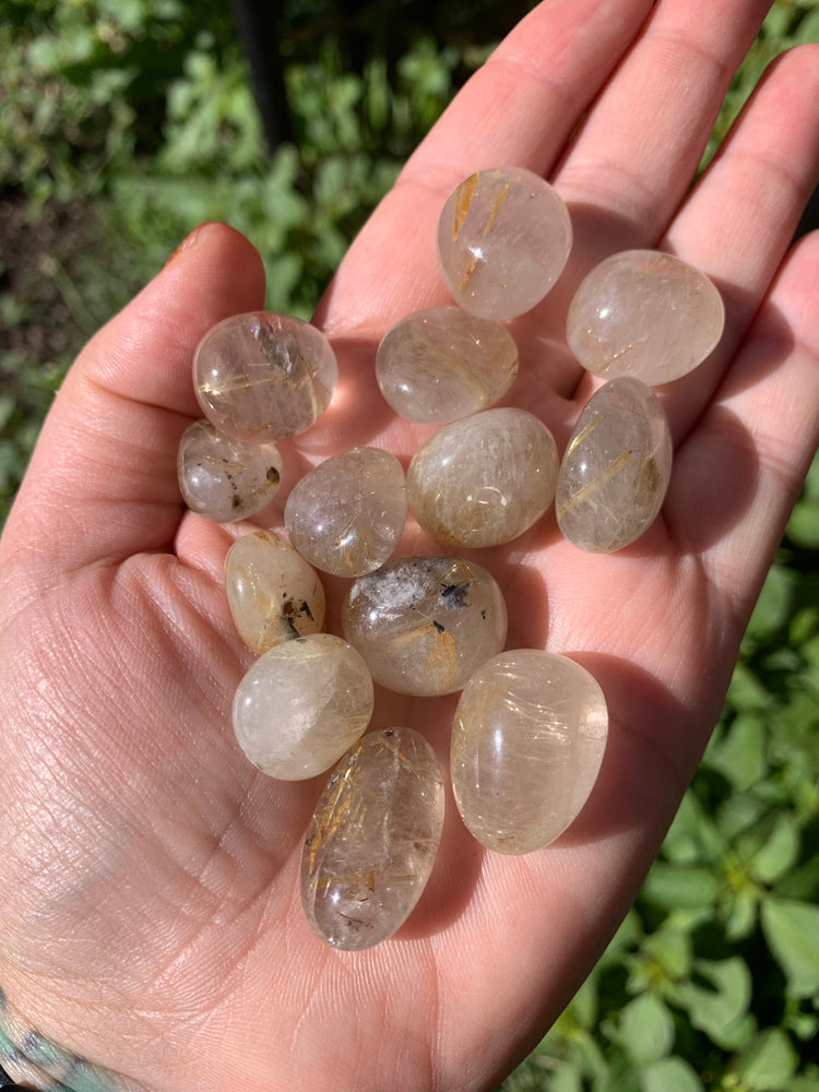 Rutilated Quartz Tumble