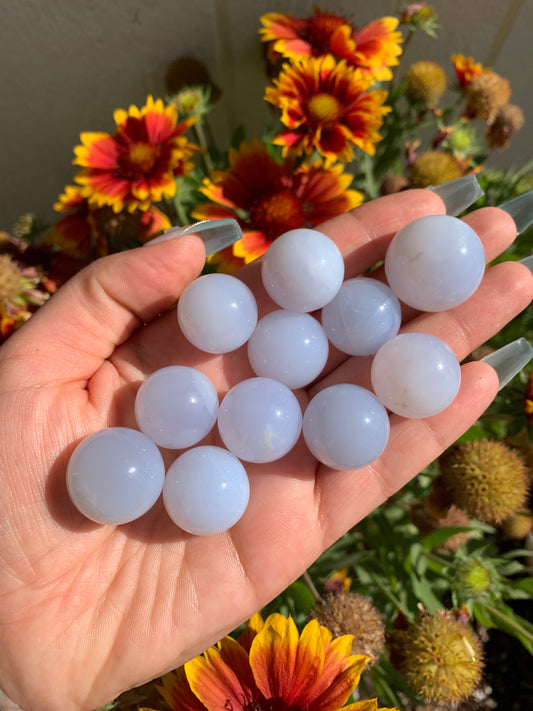 Blue Chalcedony Mini Sphere