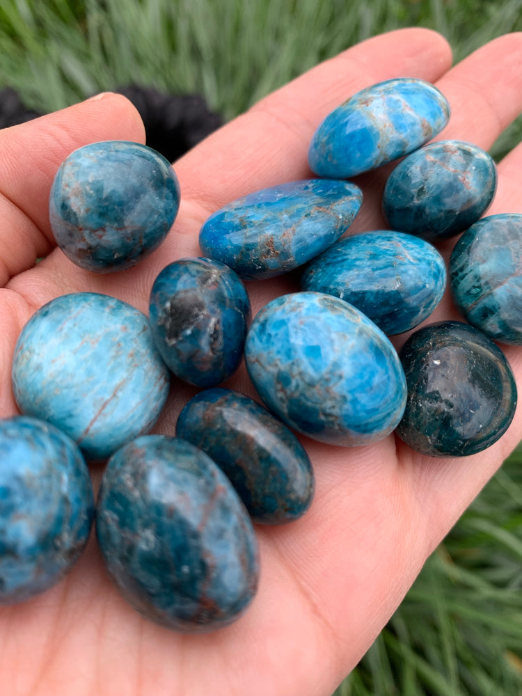 Blue Apatite tumble