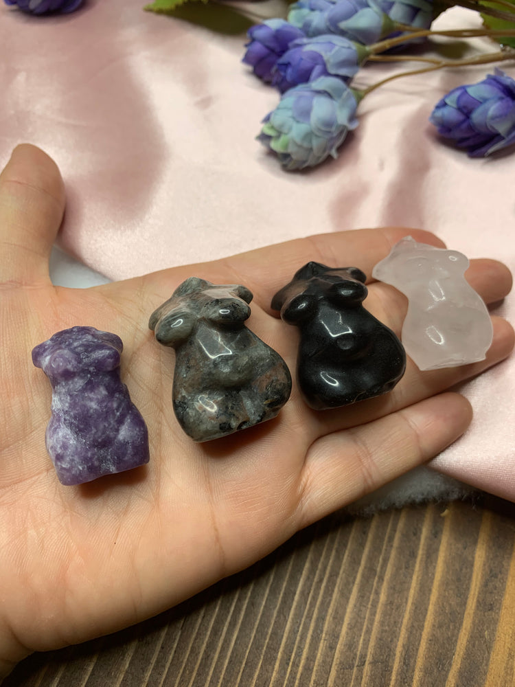 Goddess Body Mini - Pick your Crystal !