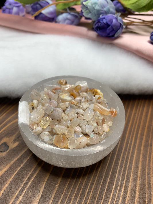 Flower Agate chips