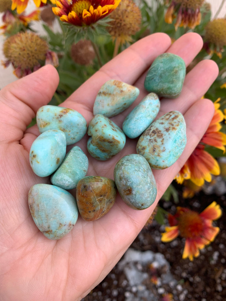 Blue Opal tumble