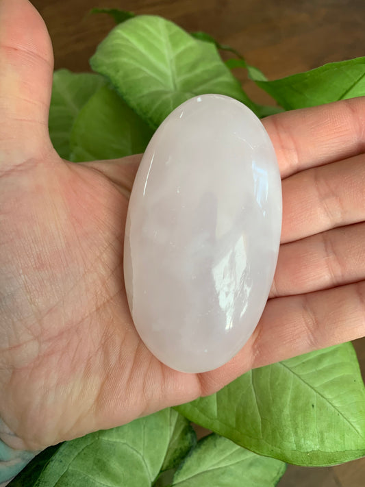 Pink Mangano Calcite palmstone #2