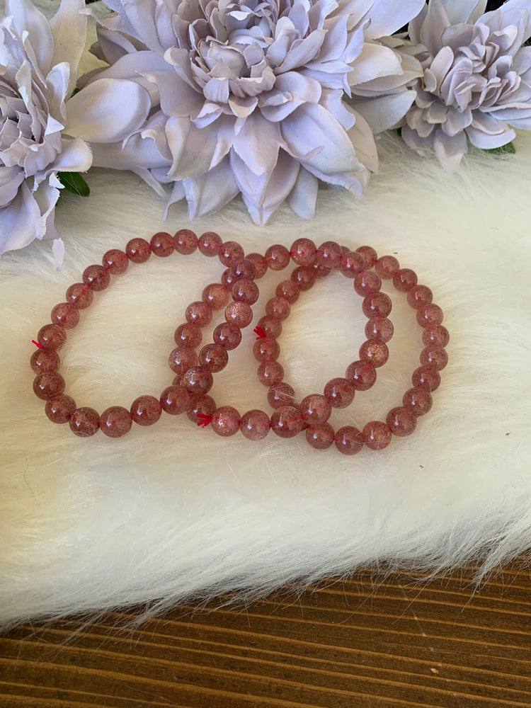 Strawberry Quartz Bracelet