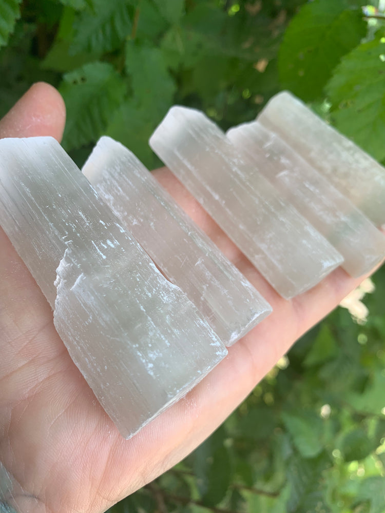 Selenite Raw Stick