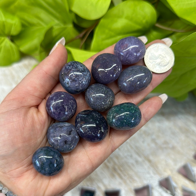 Grape Agate Tumble