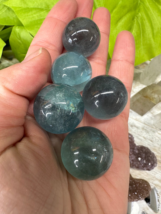 Blue Fluorite Sphere