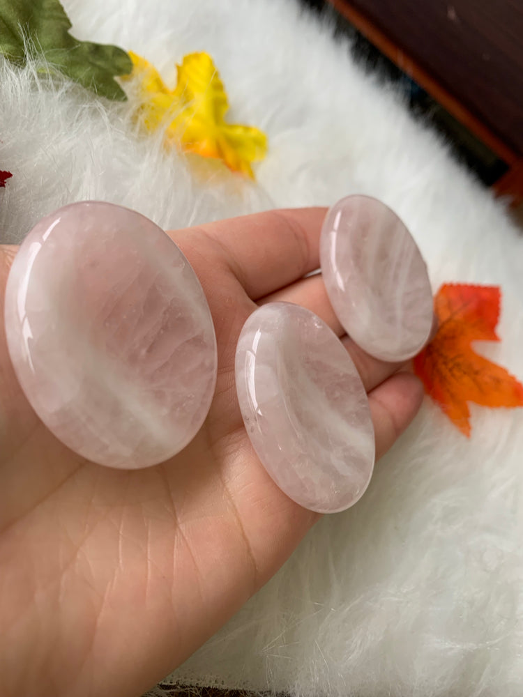 Rose Quartz Worry Stone