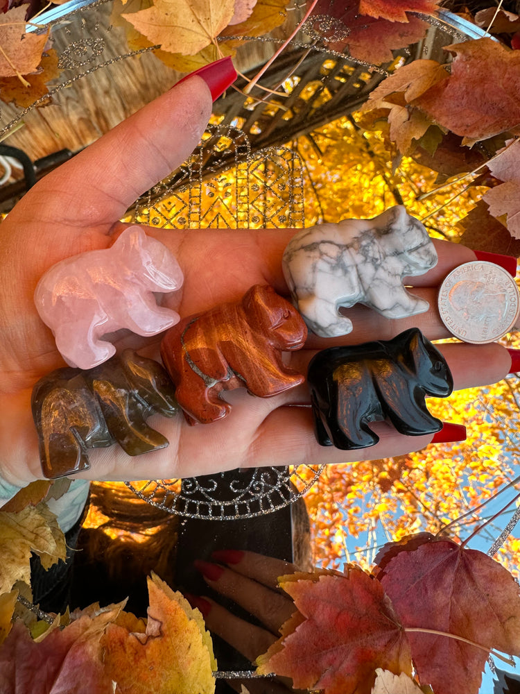 Bear Carving - Choose Your Mineral