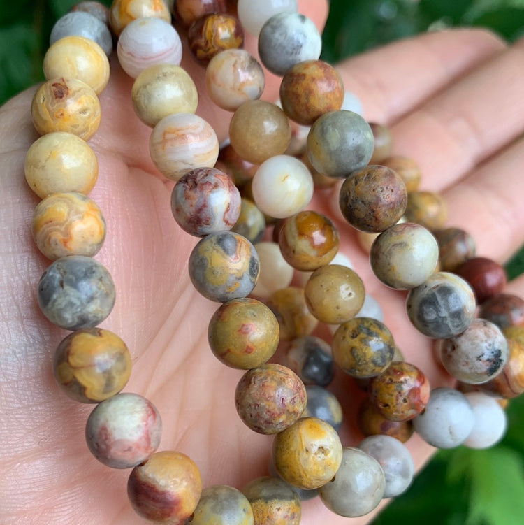 Crazy Lace Agate bracelet