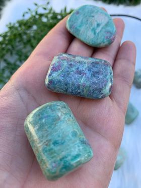 Ruby in Fuchsite tumble