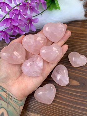 Rose Quartz heart